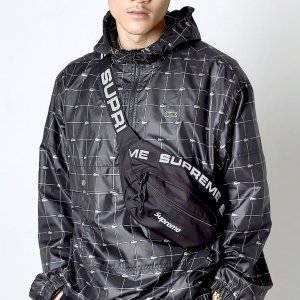 Hooded Anorak Jacket in Black